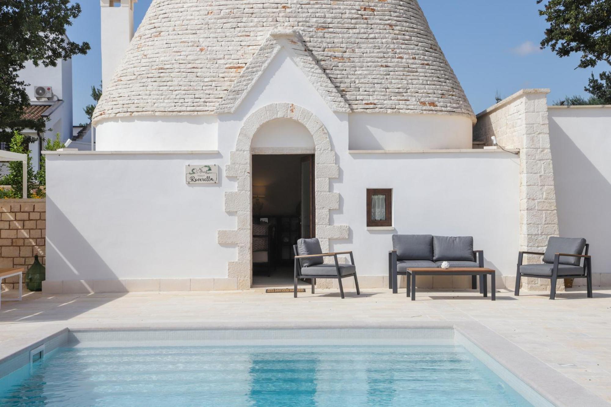 Td Trullo Roverella Charming Trullo With Pool Кастеллана-Гротте Экстерьер фото